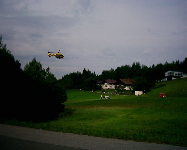Vermisstensuche in Lambach am 29.08.2004